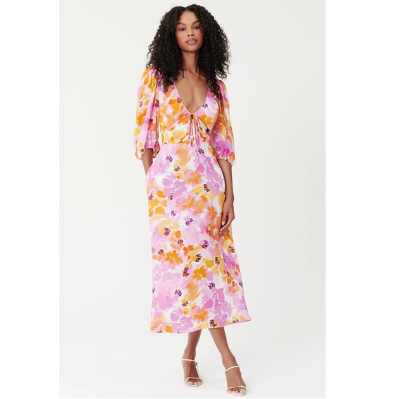 NICHOLAS Dresses & Skirts - NICHOLAS Danielle Midi Dress Bassett Floral